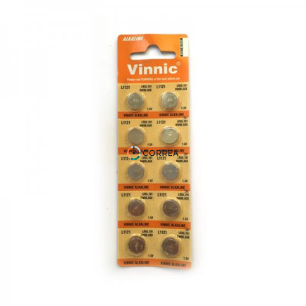 Батарейка Vinnic LR55/L1121/G8 BTV-Vin - 2